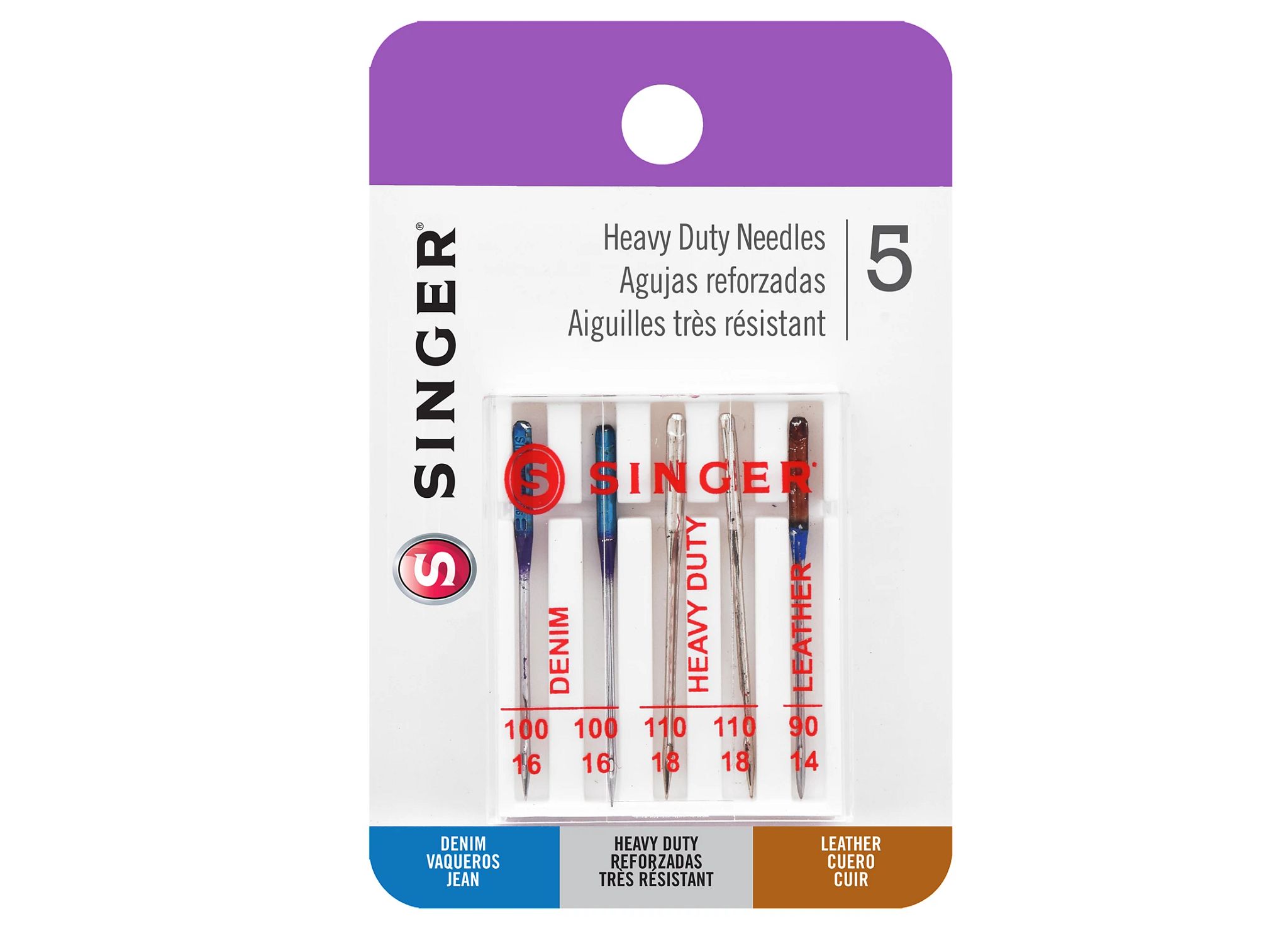 SINGER Universal Heavy Duty Needles, Assorted Sizes 