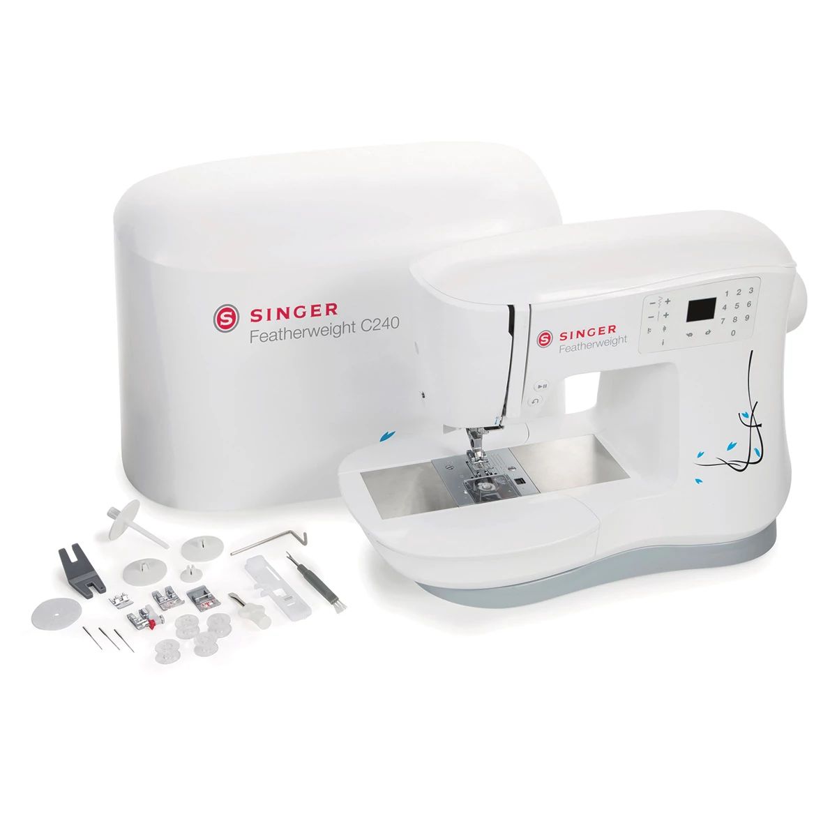 Computerized sewing machine - SINGER FEATHERWEIGHT C240 OUTLET - Strima