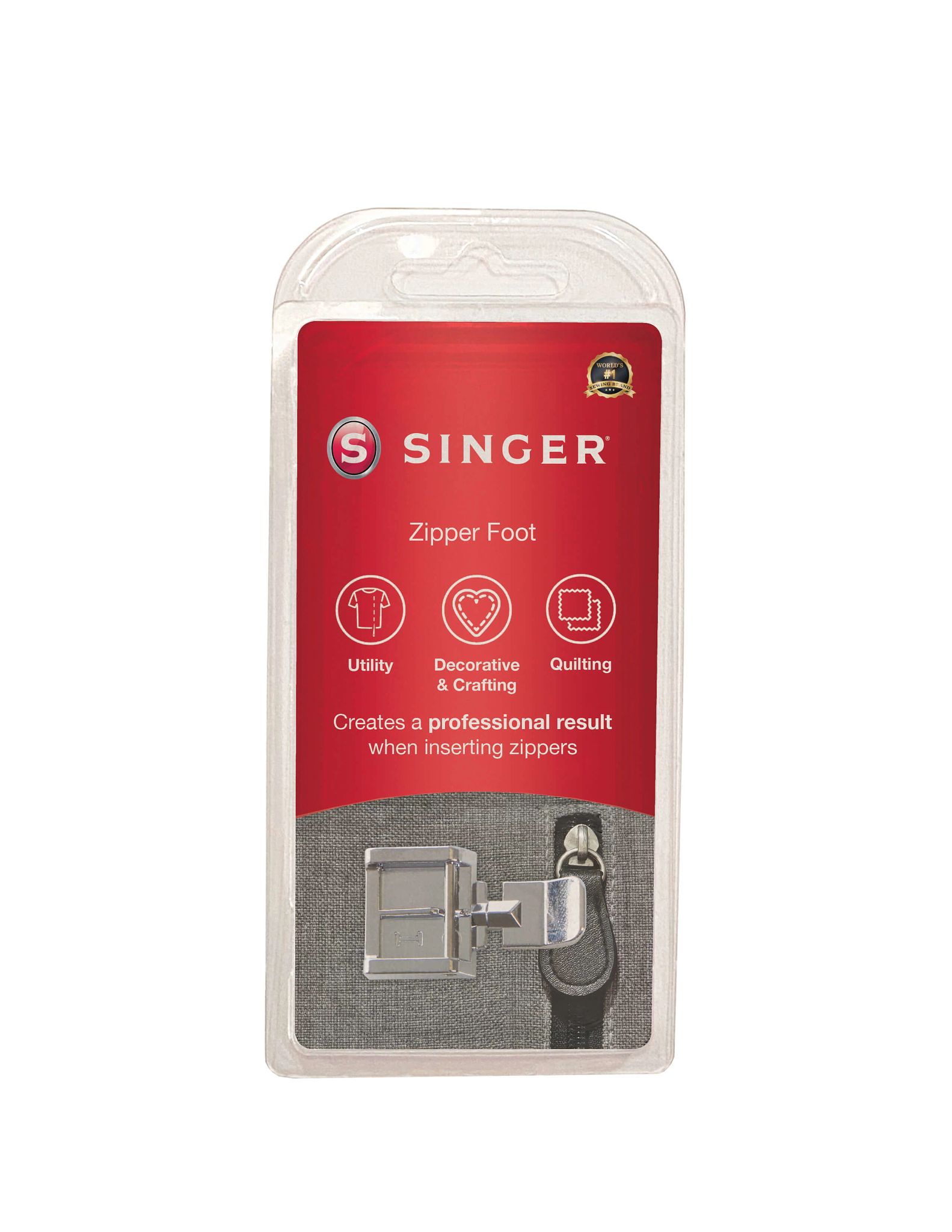 SINGER Zipper Presser Foot 