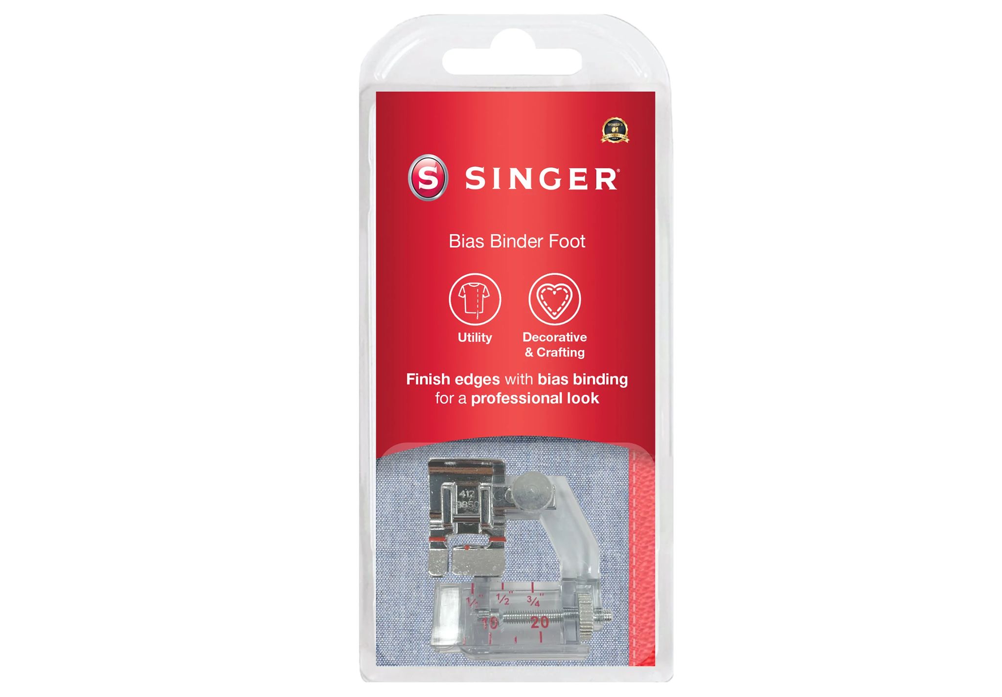 SINGER Bias Binder Presser Foot 