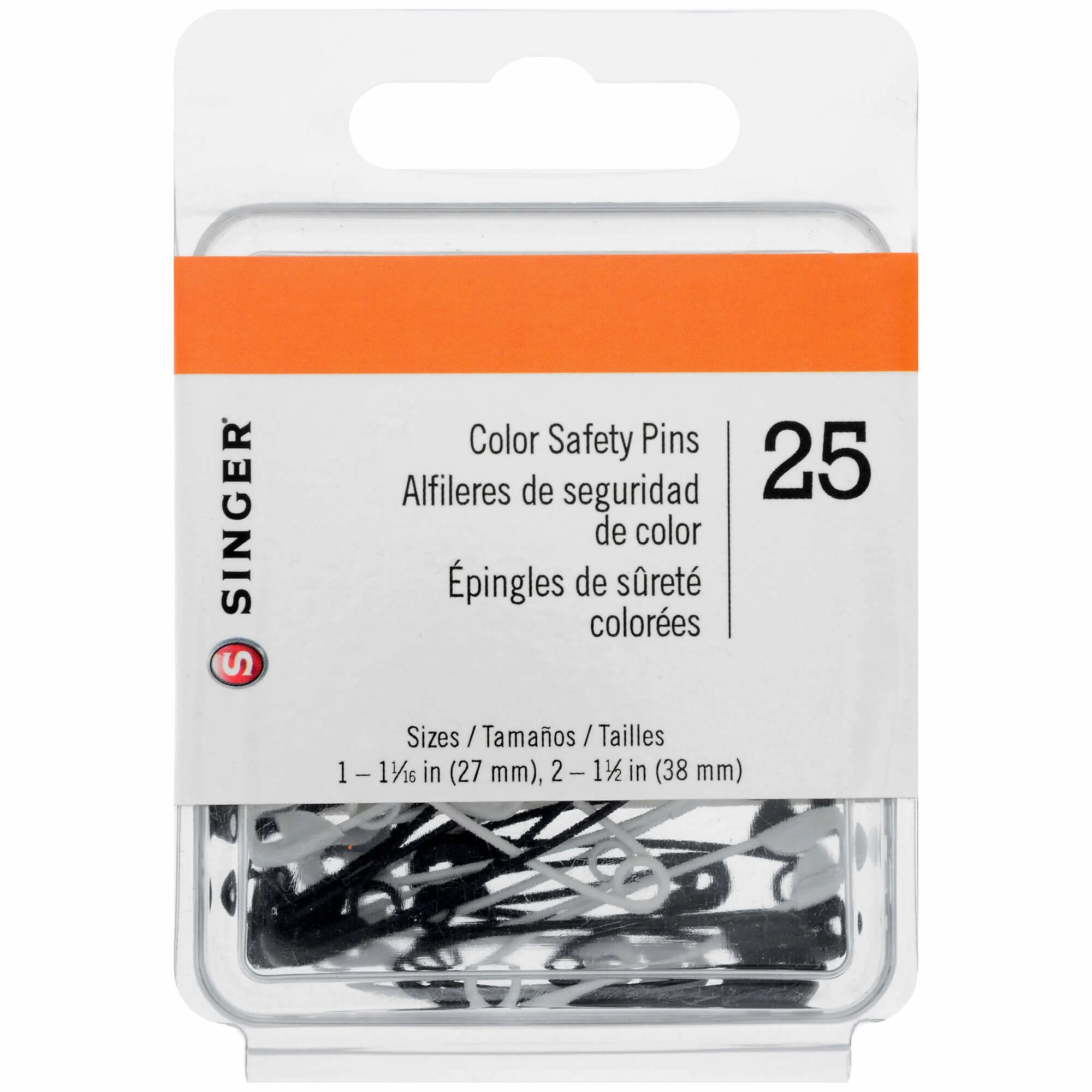 SINGER Assorted Safety Pins in a Resealable Container 225 Count (Pack of  2), 2 packs - Foods Co.