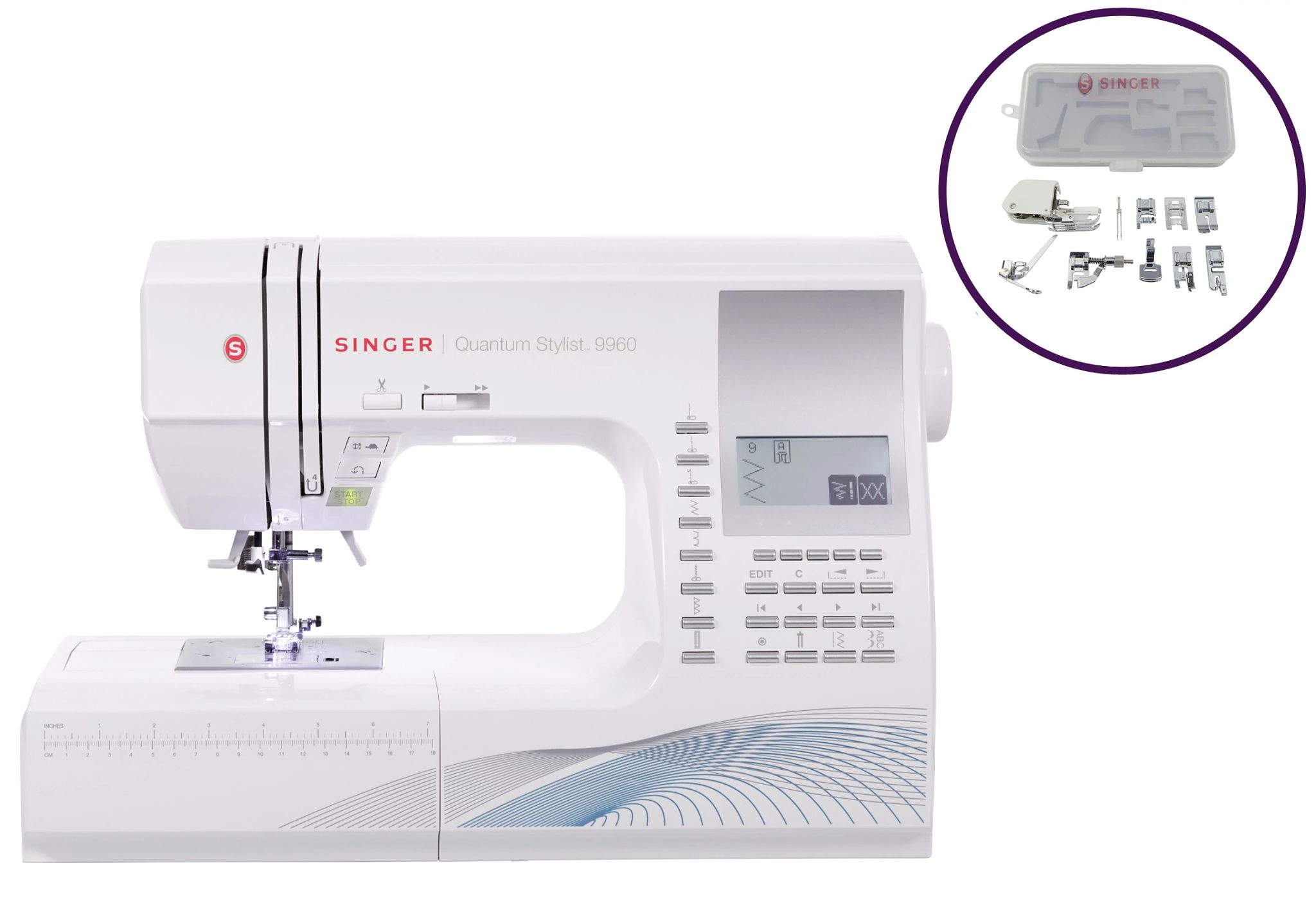 Sewing Swatches, Singer Quantum Stylist 9960