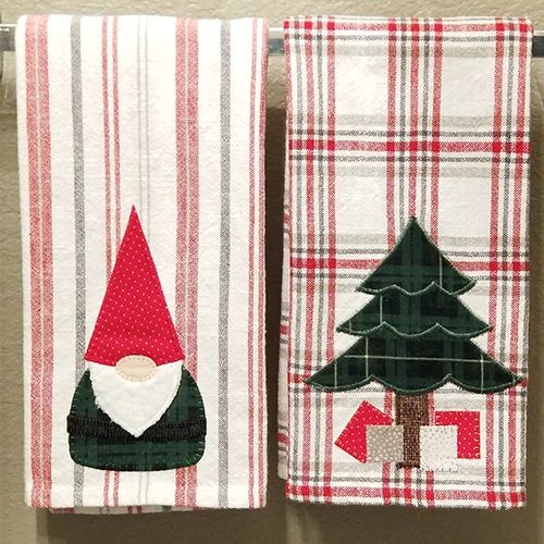 Holiday Appliqué Towels