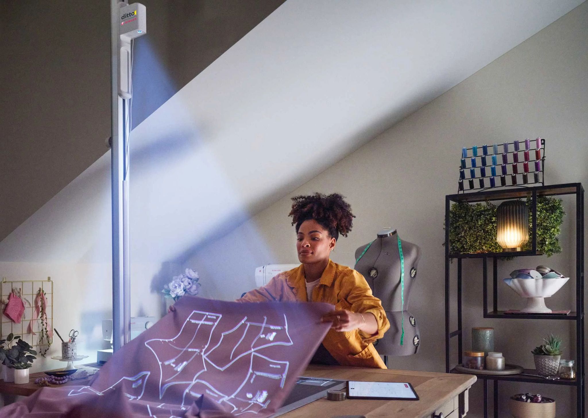 The Ditto Pattern Projector makes it possible to adapt to any body