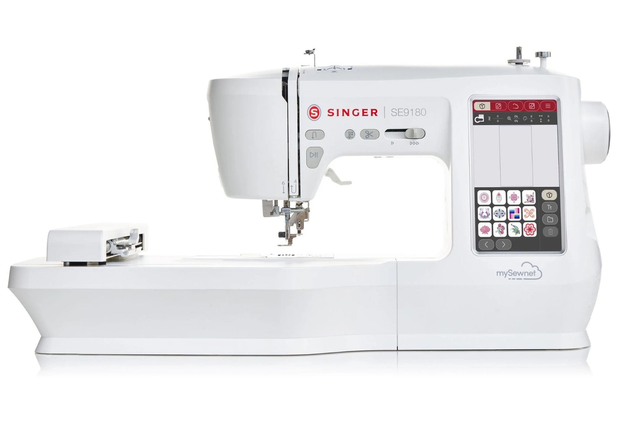 Singer S0100 Serger with 2-3-4 Threading, Differential Feed and Free Arm, White