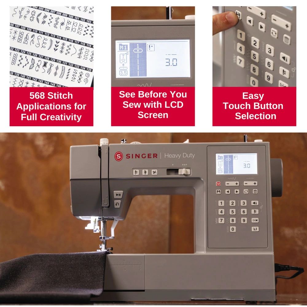 Singer 6800C Computerized Heavy Duty Sewing Machine