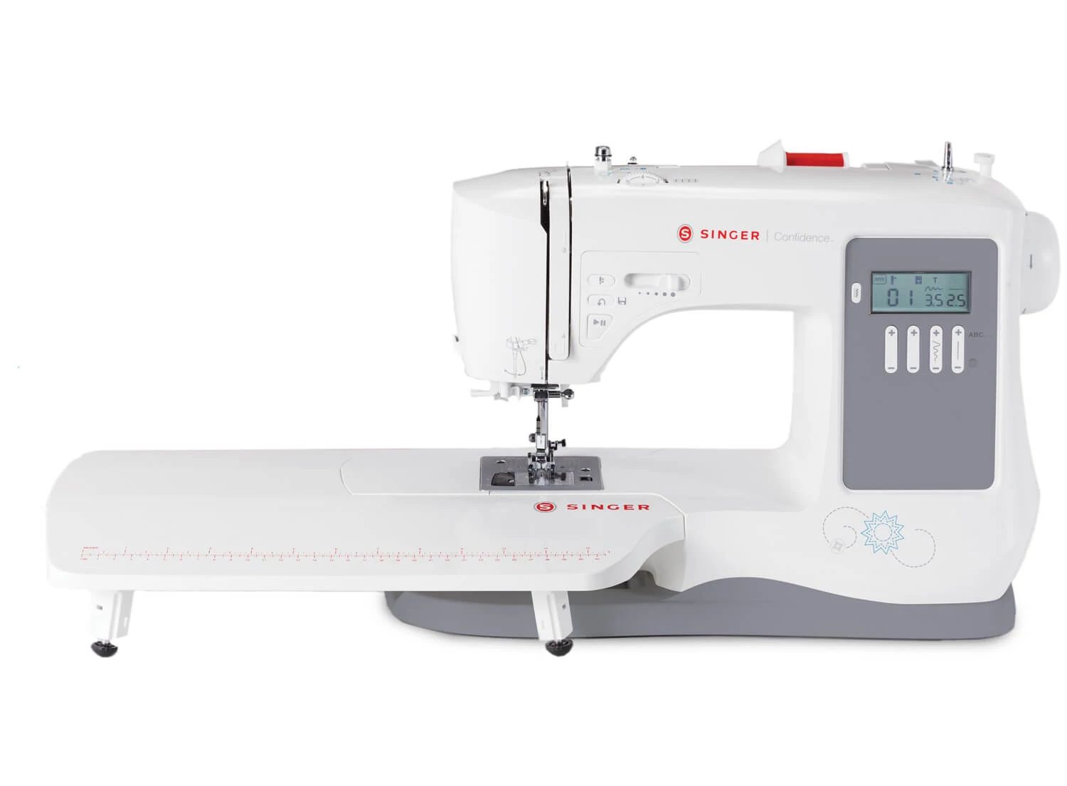 ALFA brand sewing machine with manual table