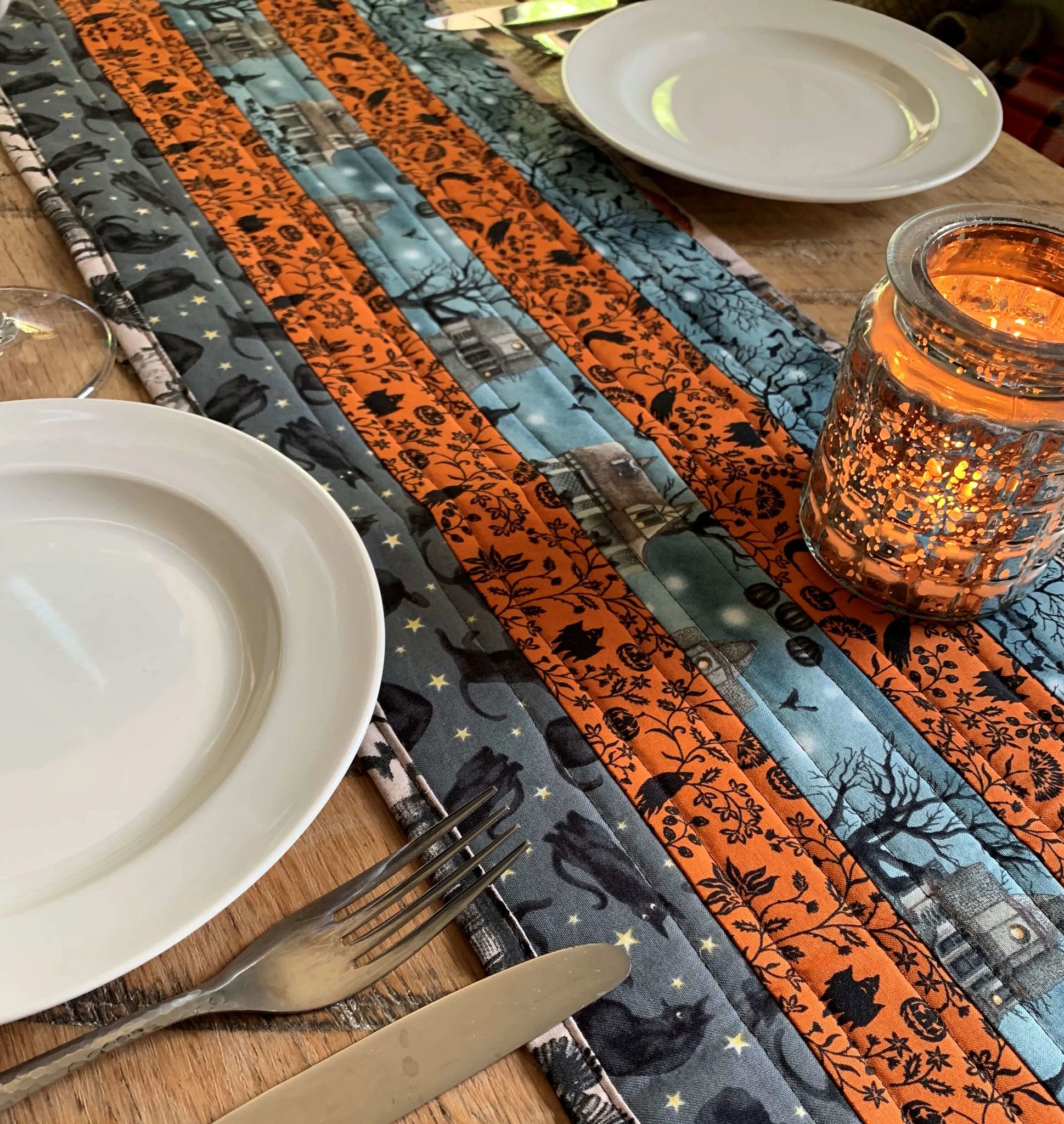 Hauntingly Spook-takular Table Runner Project