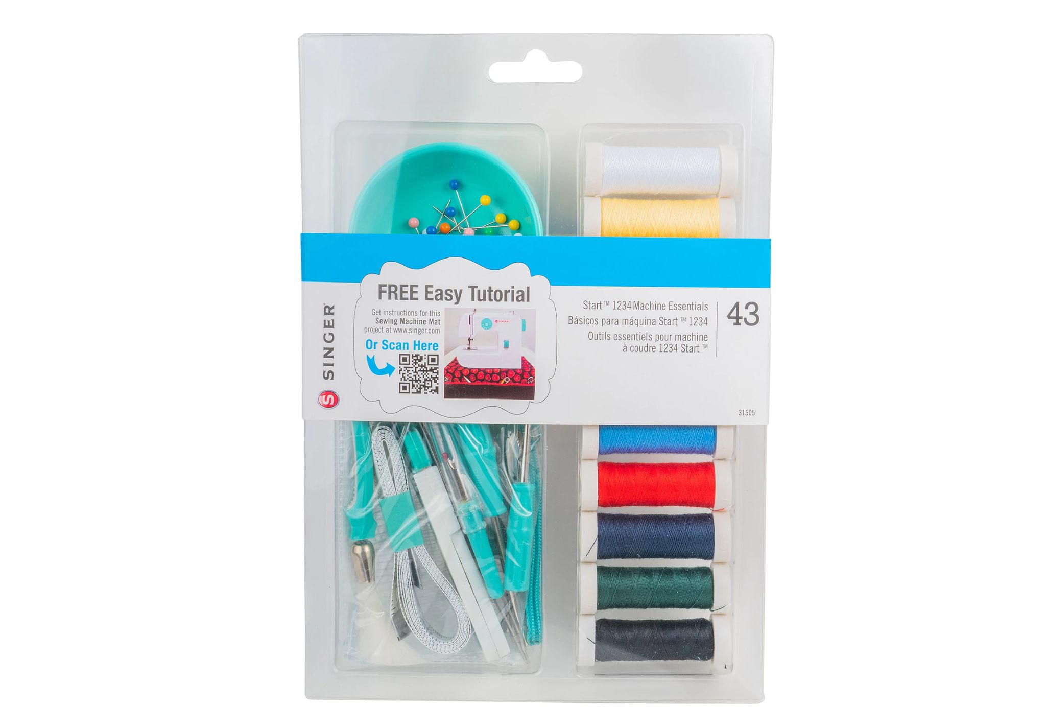 SINGER Sew Essentials™ Sewing Kit and Storage Case, 224 Pcs 