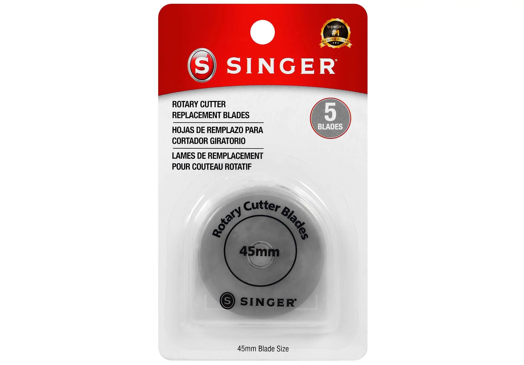 SINGER ProSeries Rotary Cutter Replacement Blades 5-Count
