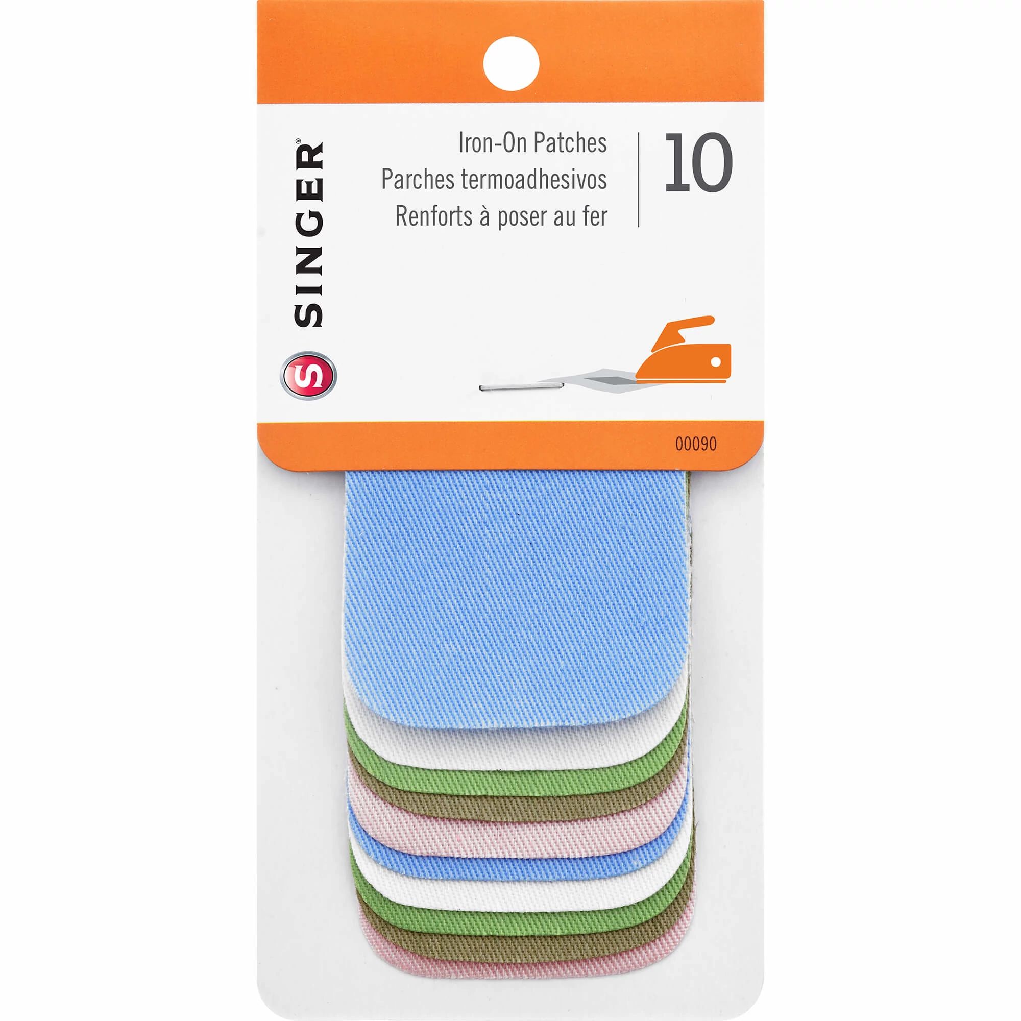 SINGER Iron-On Patches - Light Twill 