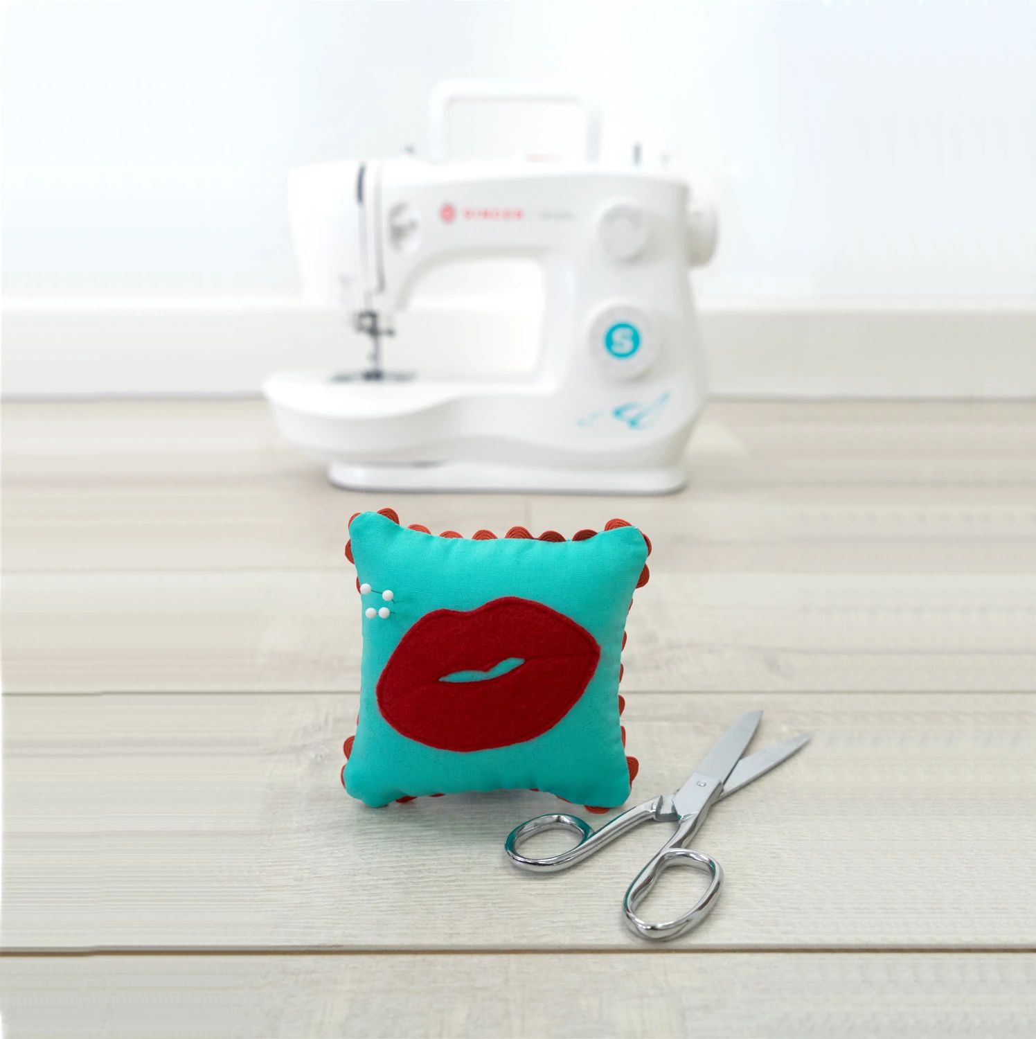 How to sew applique pin cushion zero waste project