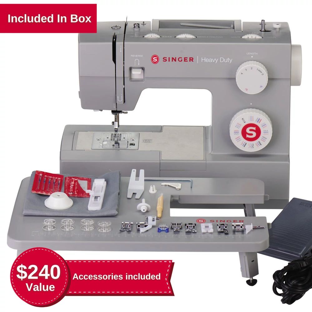 Singer Heavy Duty 6380 Sewing Machine + 90 accessories