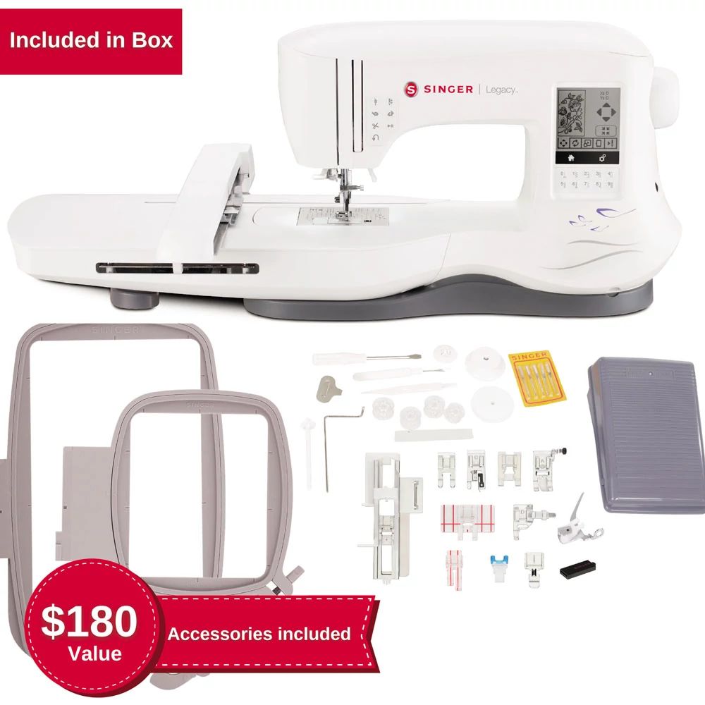 Machine Legacy Embroidery and SE300 Sewing Singer
