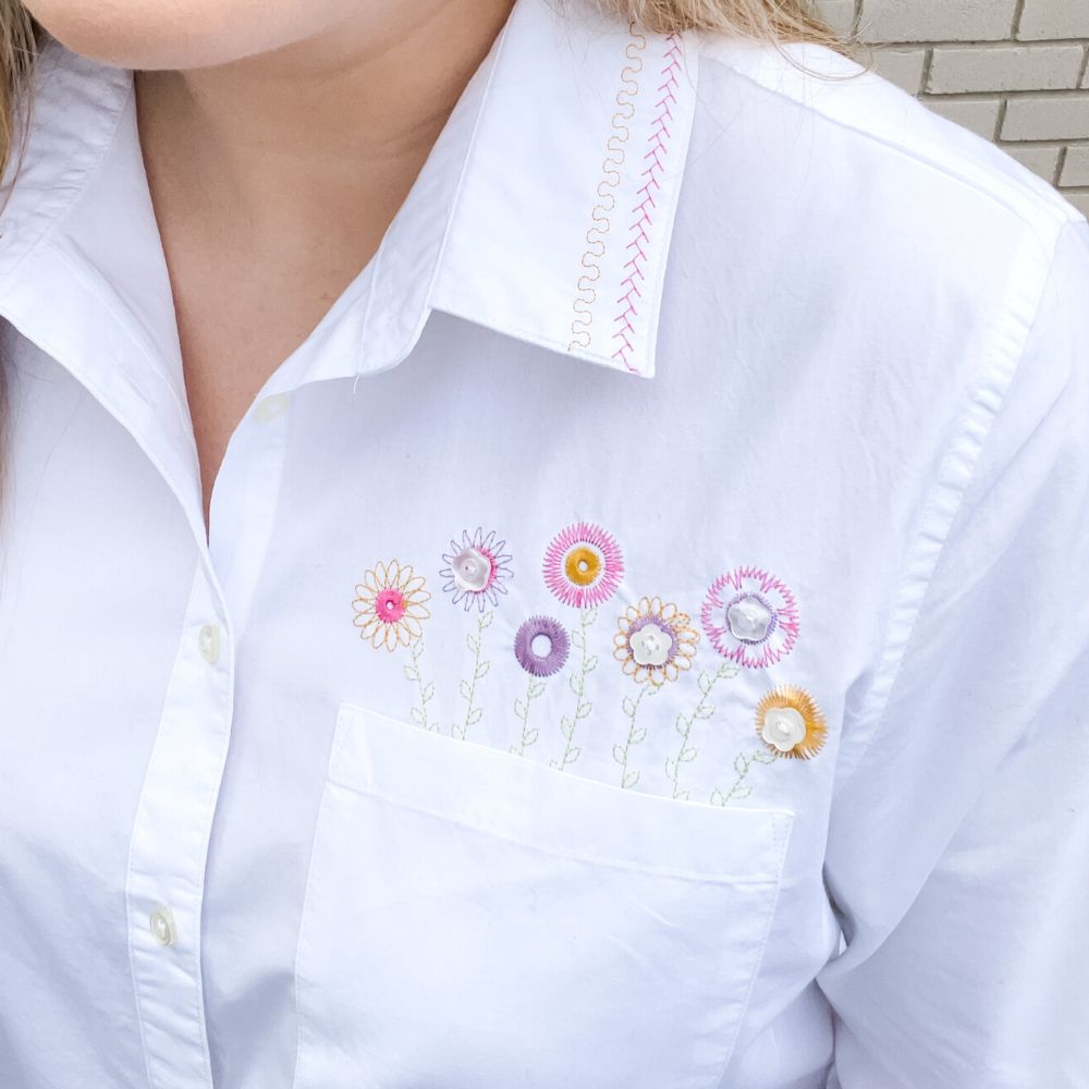 Spring Shirt Upcycle by Bethany McCue