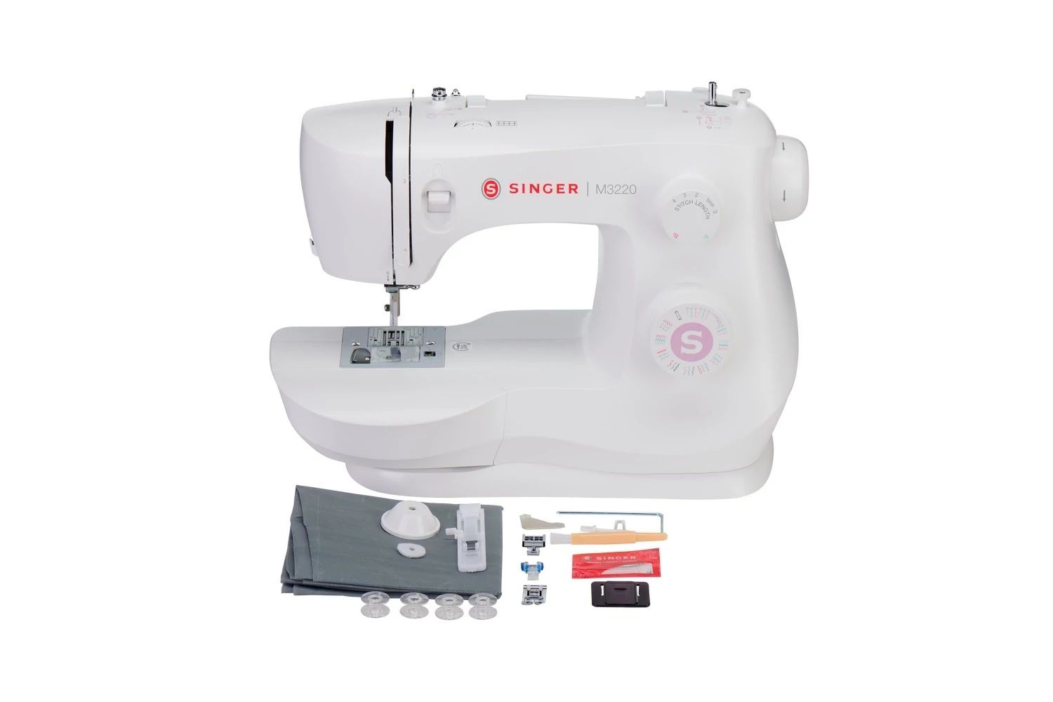 Singer M3220 Sewing Machine + 110 accessories