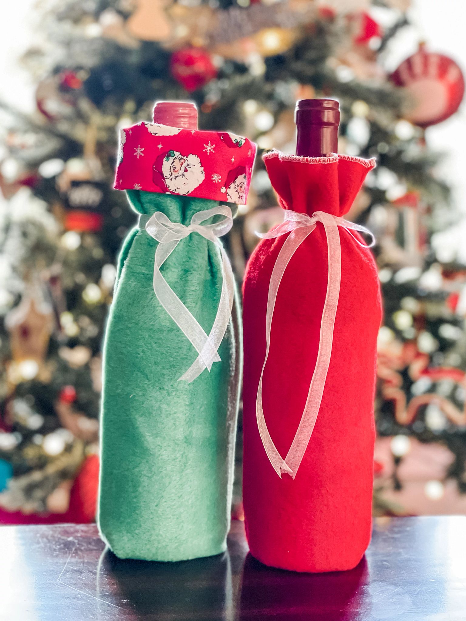 Holiday Bottle Gift Bag By Bethany McCue