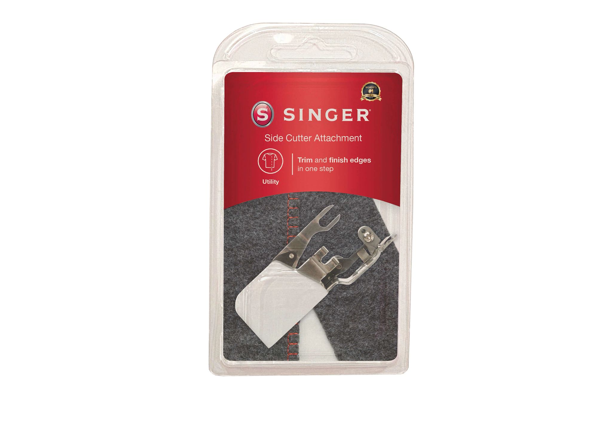 SINGER | Heavy Duty 4452 Sewing Machine, Gray & Side Cutter Attachment  Presser Foot, Simutaneously Trims & Hems Edges, Zig-Zag or Overstitch -  Sewing
