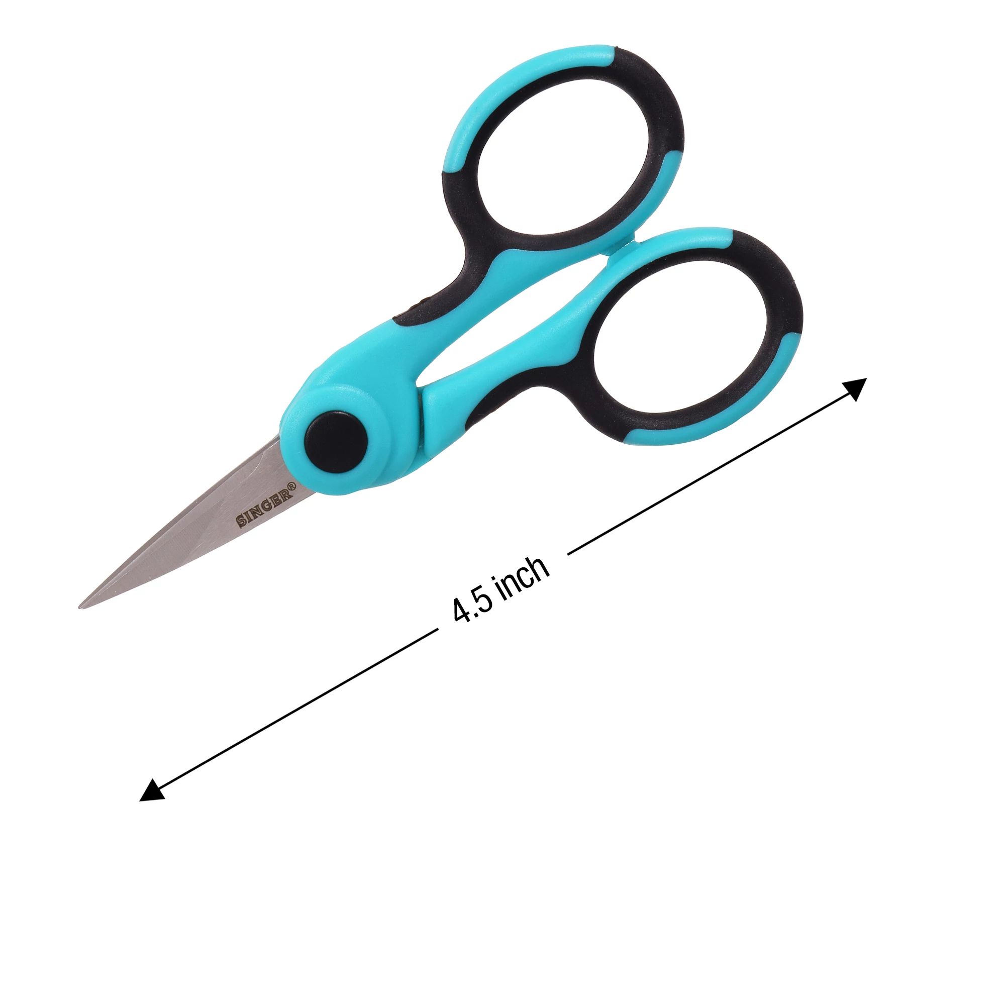 SINGER ProSeries Sewing Scissors Bundle, 8.5 Heavy Duty Fabric Scissors,  4.5 Detail Embroidery Scissors, 5 Thread Snips with Comfort Grip