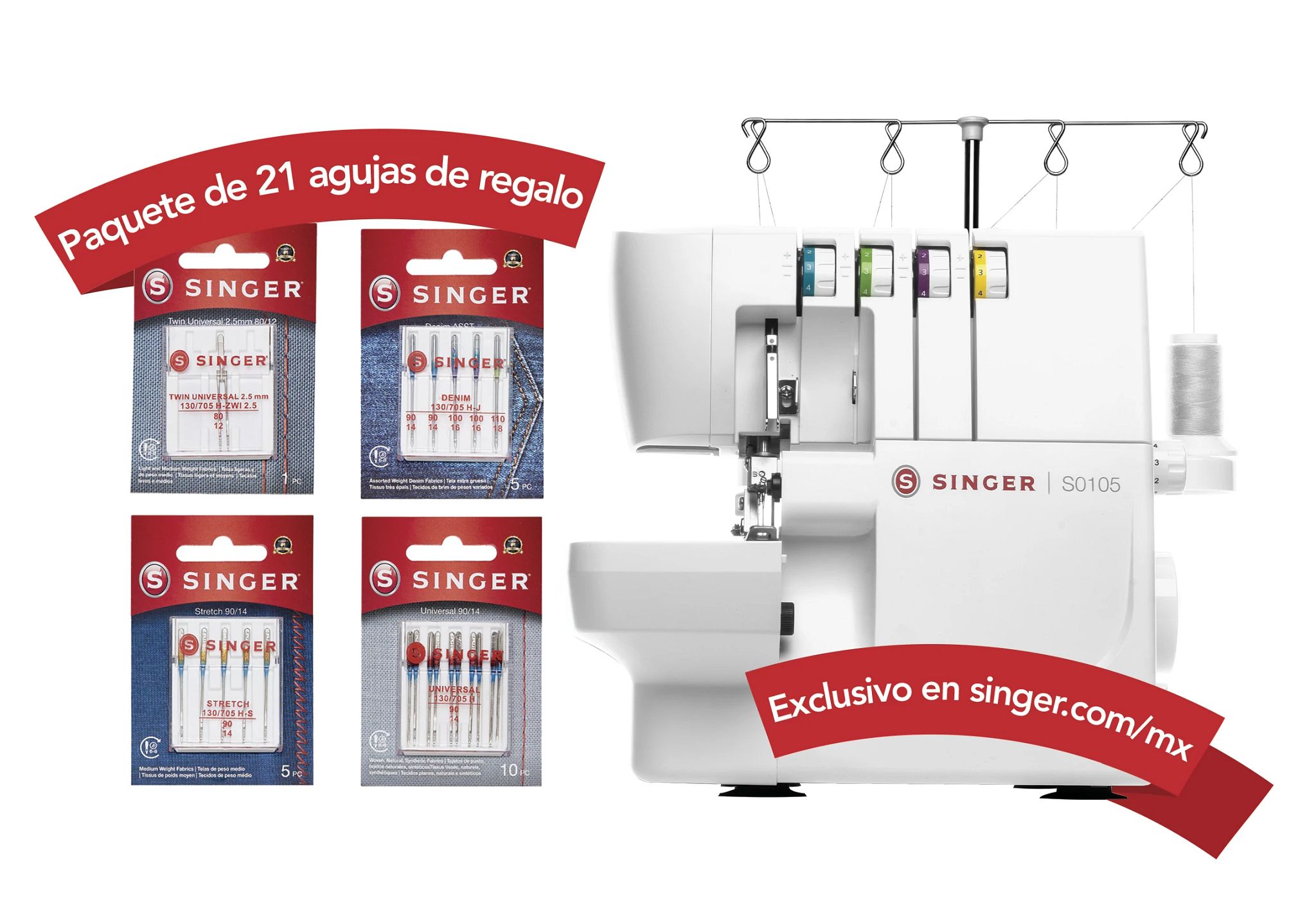 Overlocak Ringer Machine Máquina Remalladora Overlock SINGER S0105 Uso Y Manejo, 59% OFF