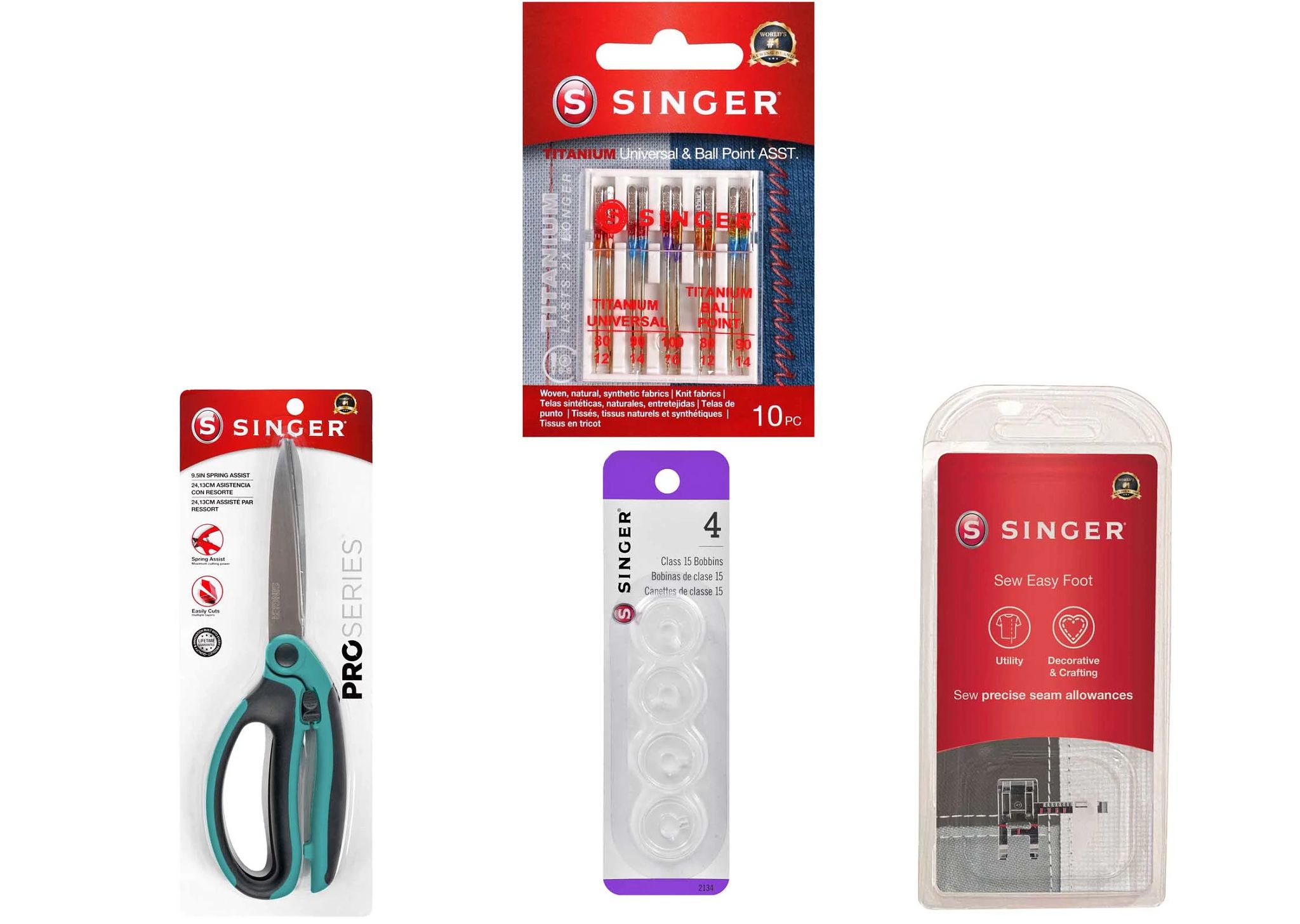 Singer 31505 - Start 1234 Machine Essentials Sewing Kit - 43 Pieces