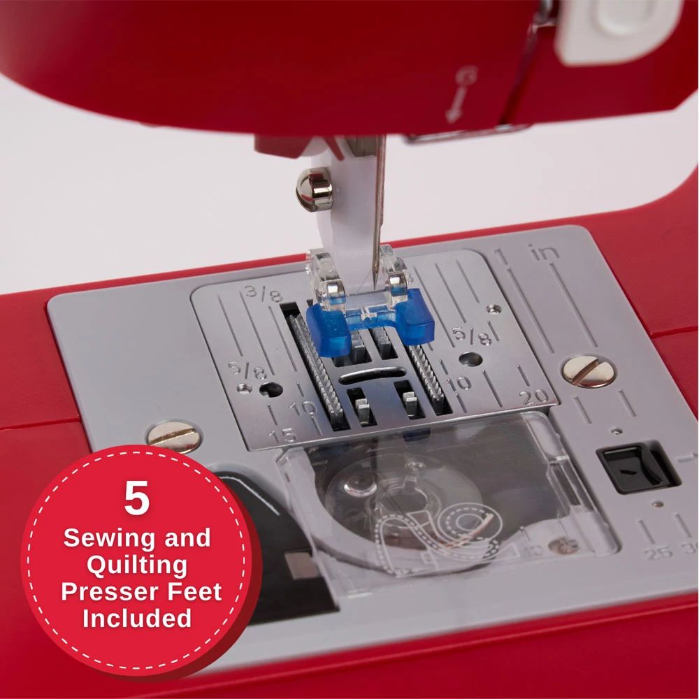 Singer Simple 3337 Red Sewing Machine including accessories worth 110!