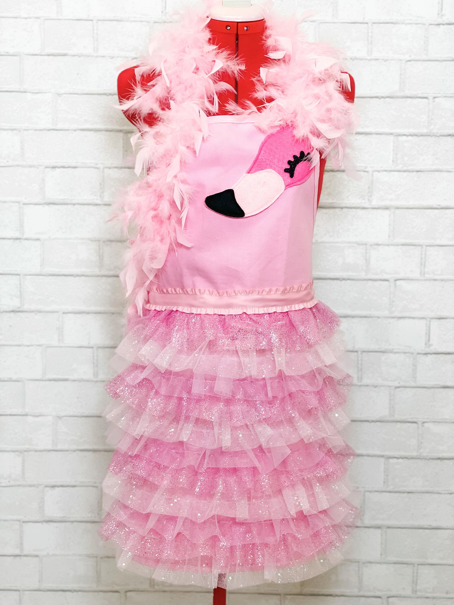 Flamingo sales feather dress