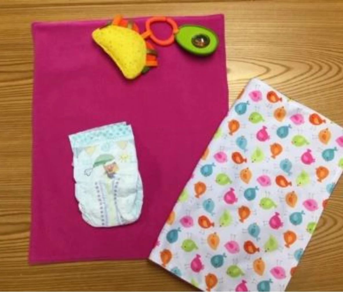 Step by step guide on how to sew a baby changing pad