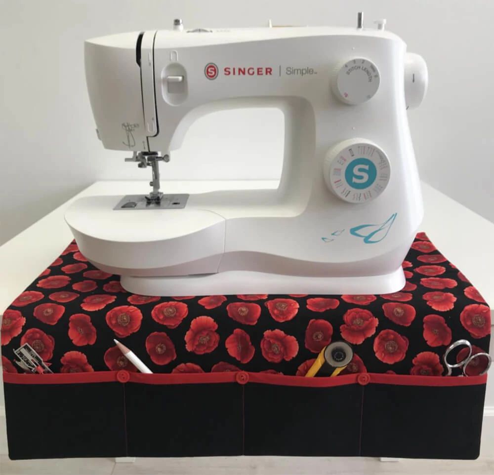 How to make a Sewing Machine Mat With Pockets - Singer projects