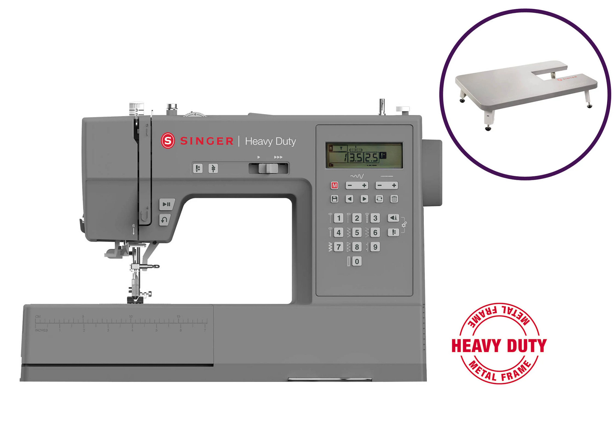 SINGER Heavy Duty 6700C Sewing Machine And Extension Table